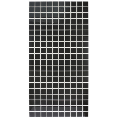 300x600mm Black Mosaic Concave And Convex Mold Wall Tiles 88426