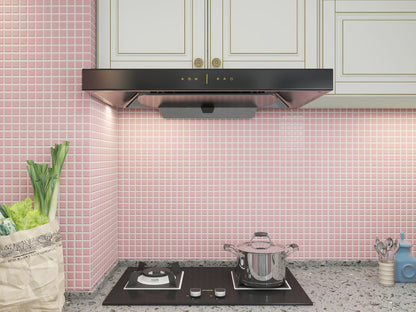 300x600mm Pink Mosaic Concave And Convex Mold Wall Tiles 88423