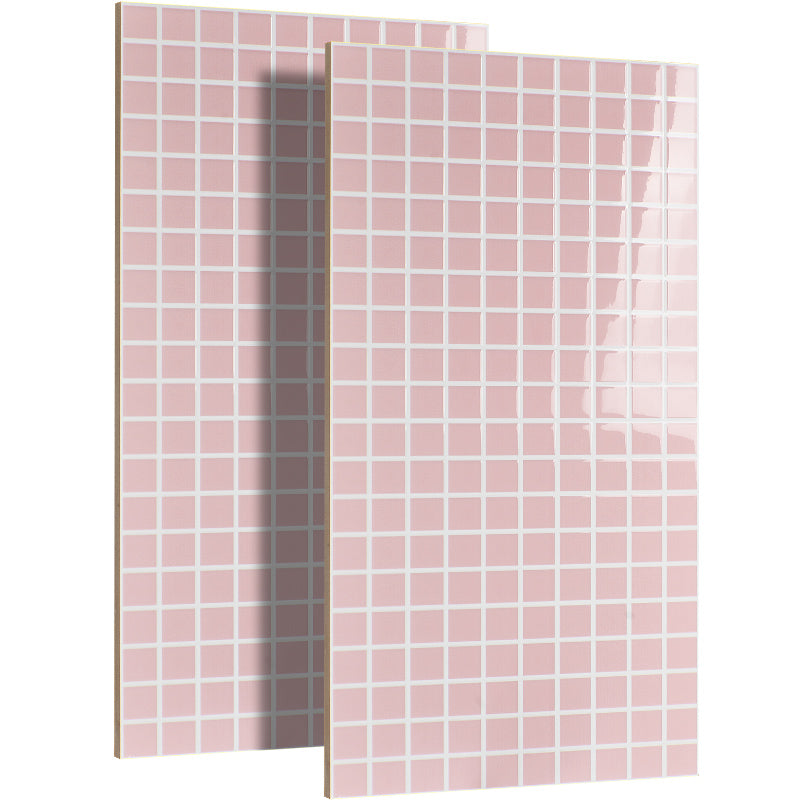 300x600mm Pink Mosaic Concave And Convex Mold Wall Tiles 88423