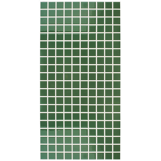 300x600mm Green Mosaic Concave And Convex Mold Wall Tiles 88425